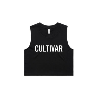 CULTIVAR Crop Tank | White Text  Thumbnail